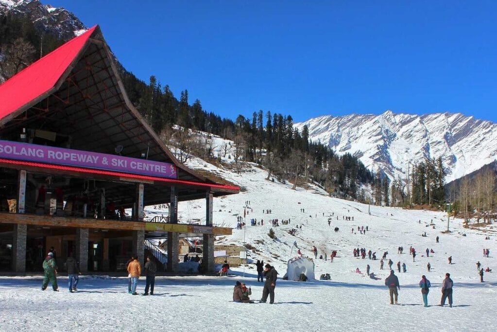 Manali - snowfall destination in India